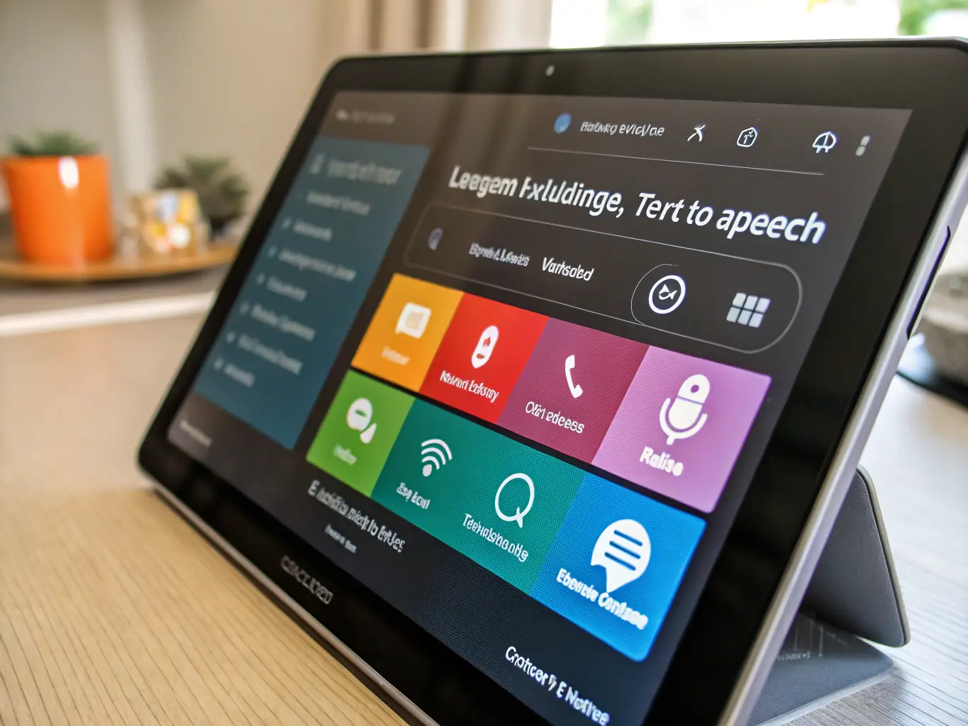 A user customizing their wake-up experience on the WakeMeUpAI app, showcasing options for voice selection, tone adjustment, and style preferences, with a clean and intuitive interface.